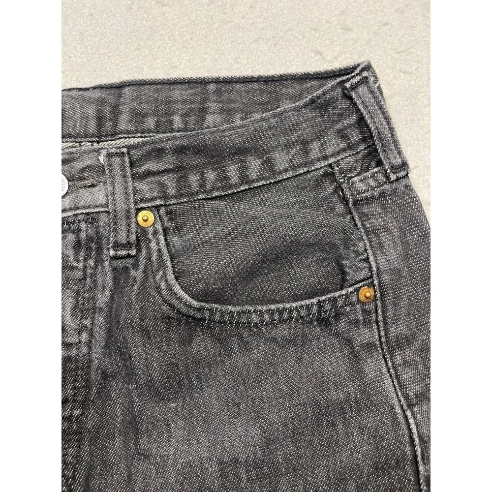 Levis 501 Original Fit Jeans Faded Black Straight Leg Denim W30 L32 00501-0660